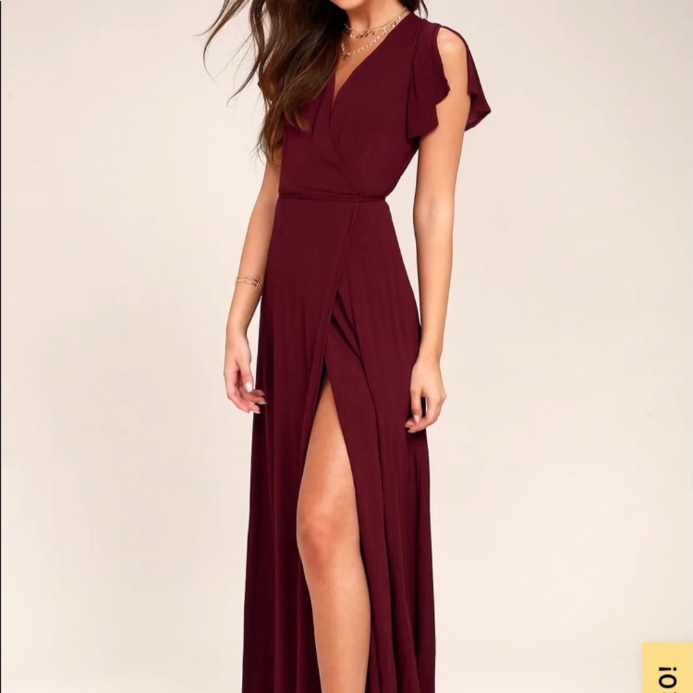 Lulus Burgundy Dress